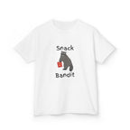 Youth "Snack Bandit" Raccoon Kid Graphic T-Shirt