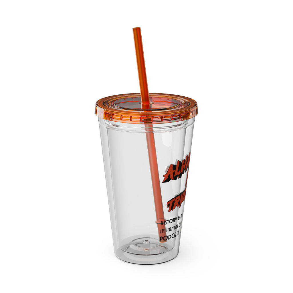 Always Time for True Crime Tumbler with Straw, 16oz