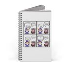 Cute Comic Spiral Journal – D&D Themed Notebook
