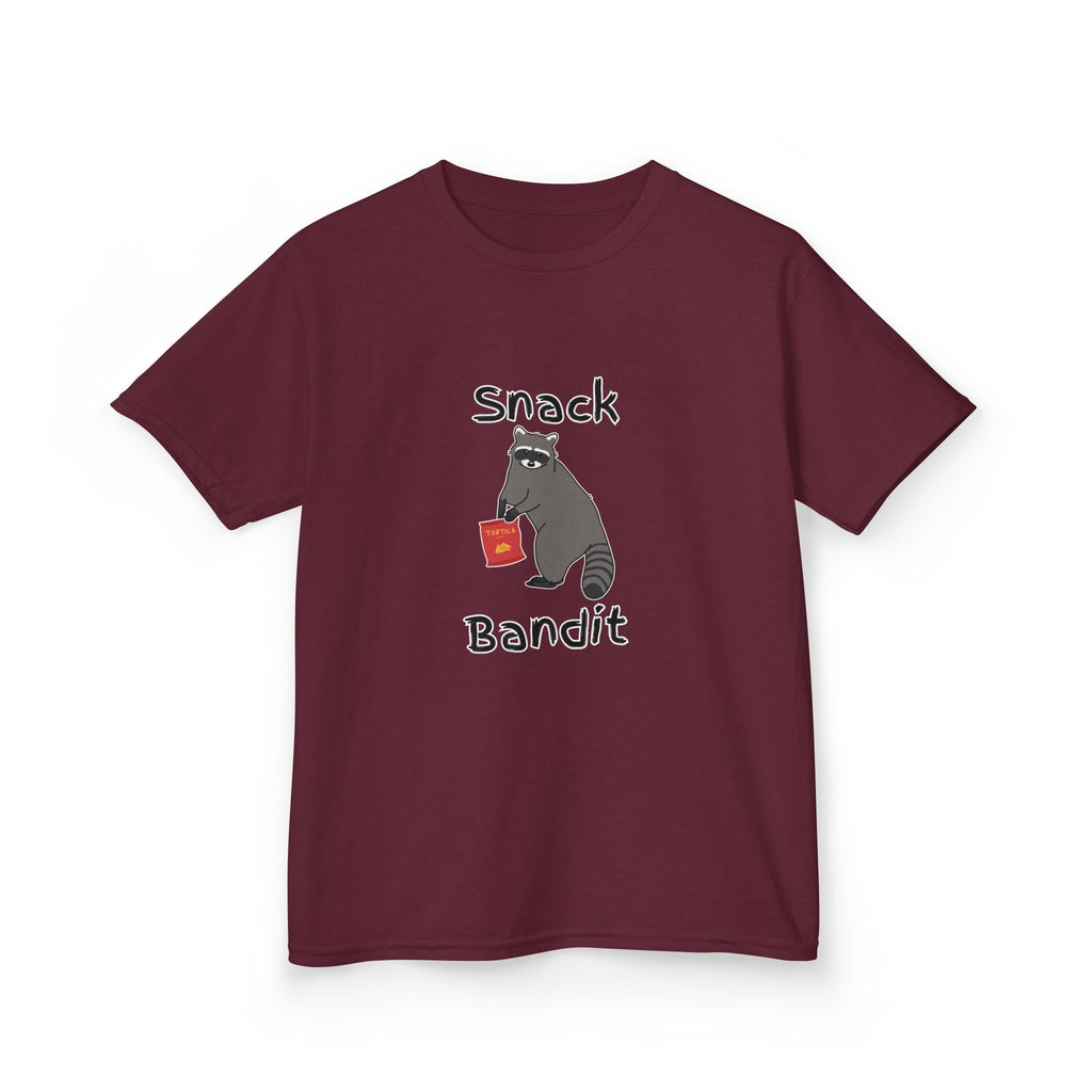 Youth "Snack Bandit" Raccoon Kid Graphic T-Shirt