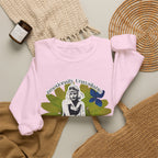 Crewneck Sweatshirt — Emotionally Unavailable & Thriving Retro Floral Graphic