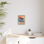 Personalize it! "My Worth is Not Conditional" Framed Matte Canvas Print Motivational Wall Art