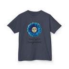Personalize it! Youth 'Wear Your Imagination' Blue Flower Face Graphic