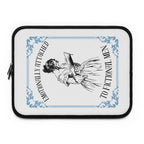 Emotionally Attiched to Fiction Laptop Sleeve – Vintage Reader Design