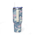 Nessie Waves 40oz Vacuum Tumbler — Insulated Travel Mug