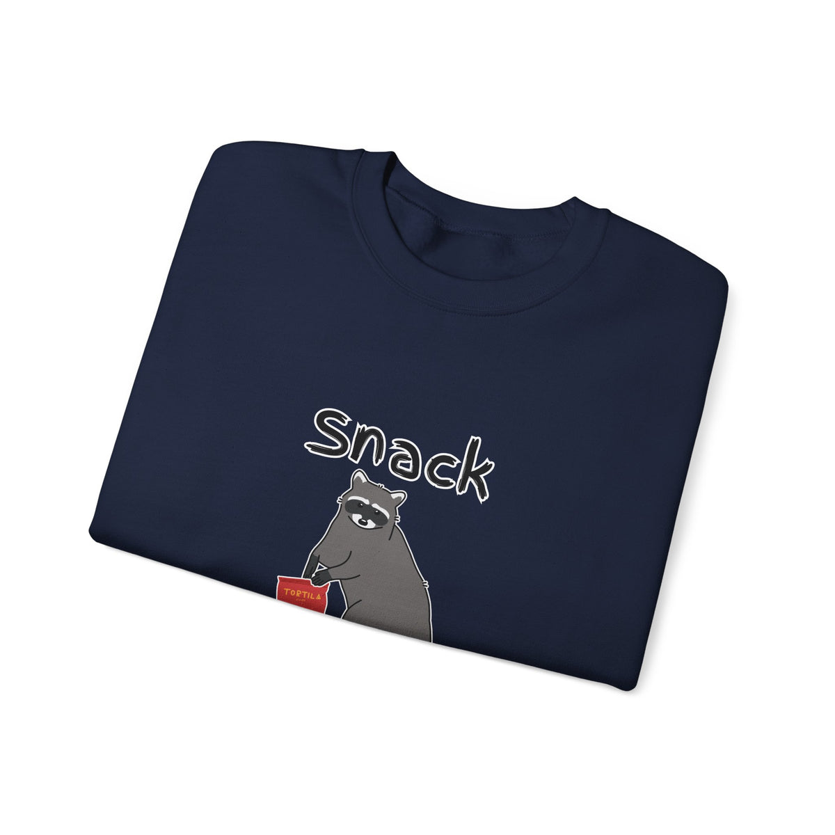 Snack Bandit Sweatshirt — Cute Raccoon Graphic Crewneck
