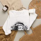 Classical Statue Ink-Splash Crewneck Sweatshirt