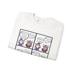 Comic D&D Sweatshirt — Cute Panel Cartoon Crewneck