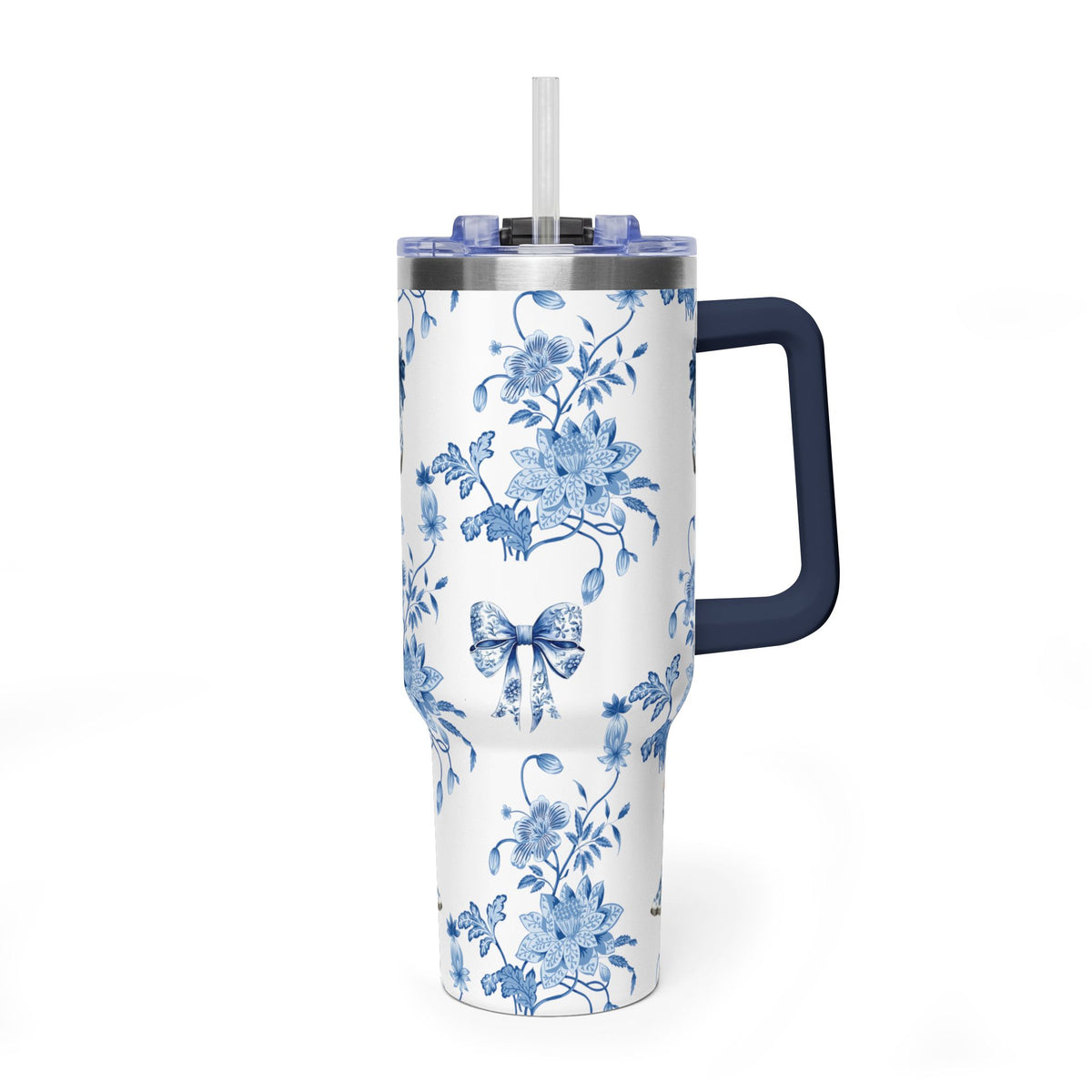 40oz Girly Western Floral Tumbler