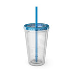 Always Time for True Crime Tumbler with Straw, 16oz