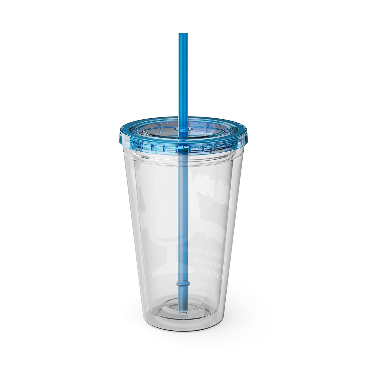 Always Time for True Crime Tumbler with Straw, 16oz