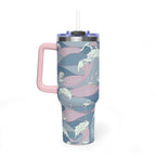 Nessie Waves 40oz Vacuum Tumbler — Insulated Travel Mug