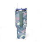 Nessie Waves 40oz Vacuum Tumbler — Insulated Travel Mug