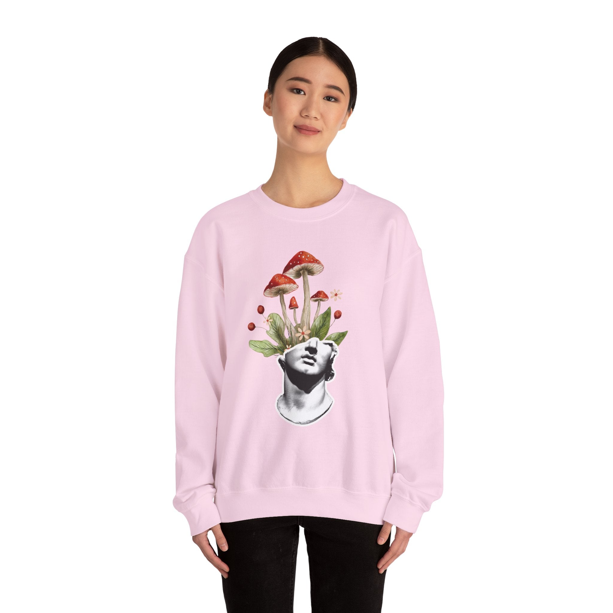 Mushroom Head Unisex Heavy Blend™ Crewneck Sweatshirt