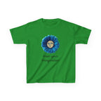 Personalize it! Youth 'Wear Your Imagination' Blue Flower Face Graphic