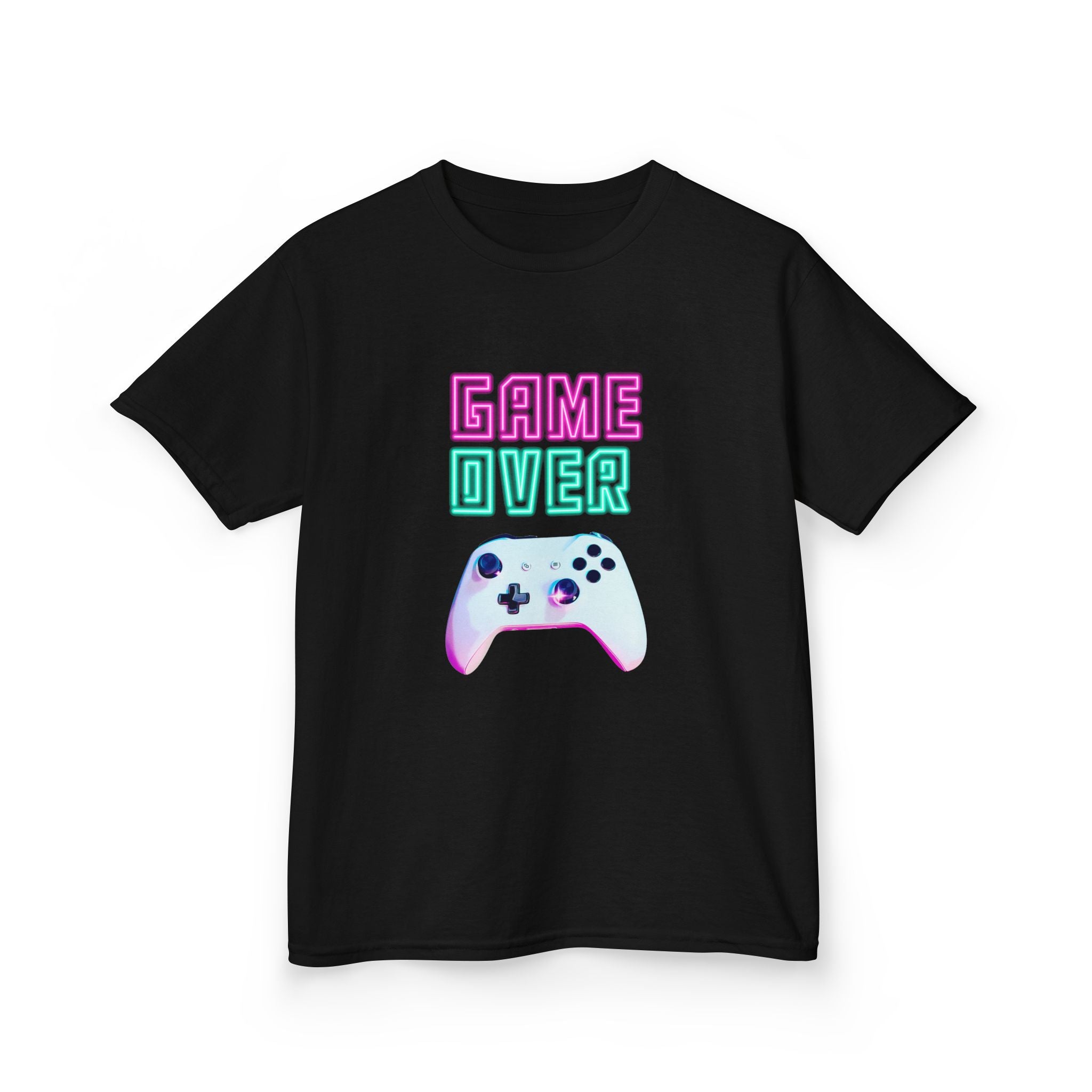 Game Over Kids T-Shirt Pastel Gamer Controller Tee