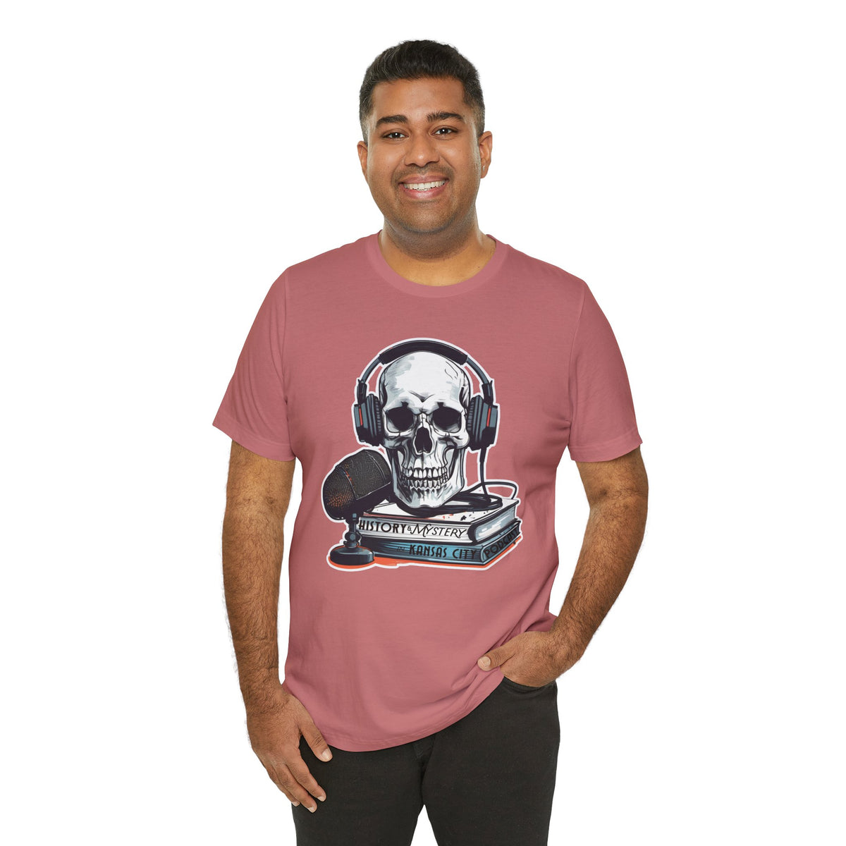 Unisex History & Mystery in Kansas City Podcast Jersey Short Sleeve Tee