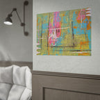 Abstract "1980s Puke" Color Splash Poster — Vibrant Modern Wall Art (Rolled Poster)
