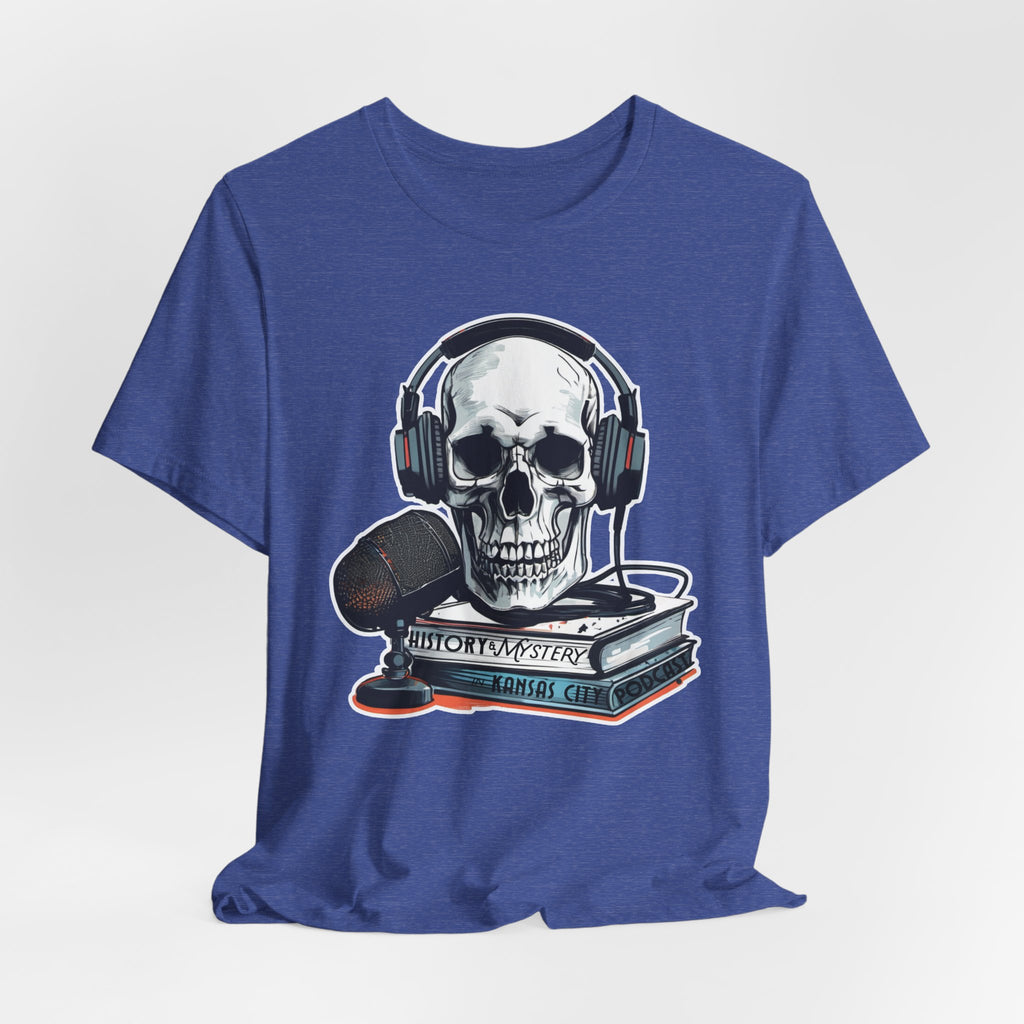 Unisex History & Mystery in Kansas City Podcast Jersey Short Sleeve Tee
