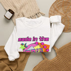 90s Retro Sweatshirt — "Made in the 90's" Vintage Cassette Crewneck