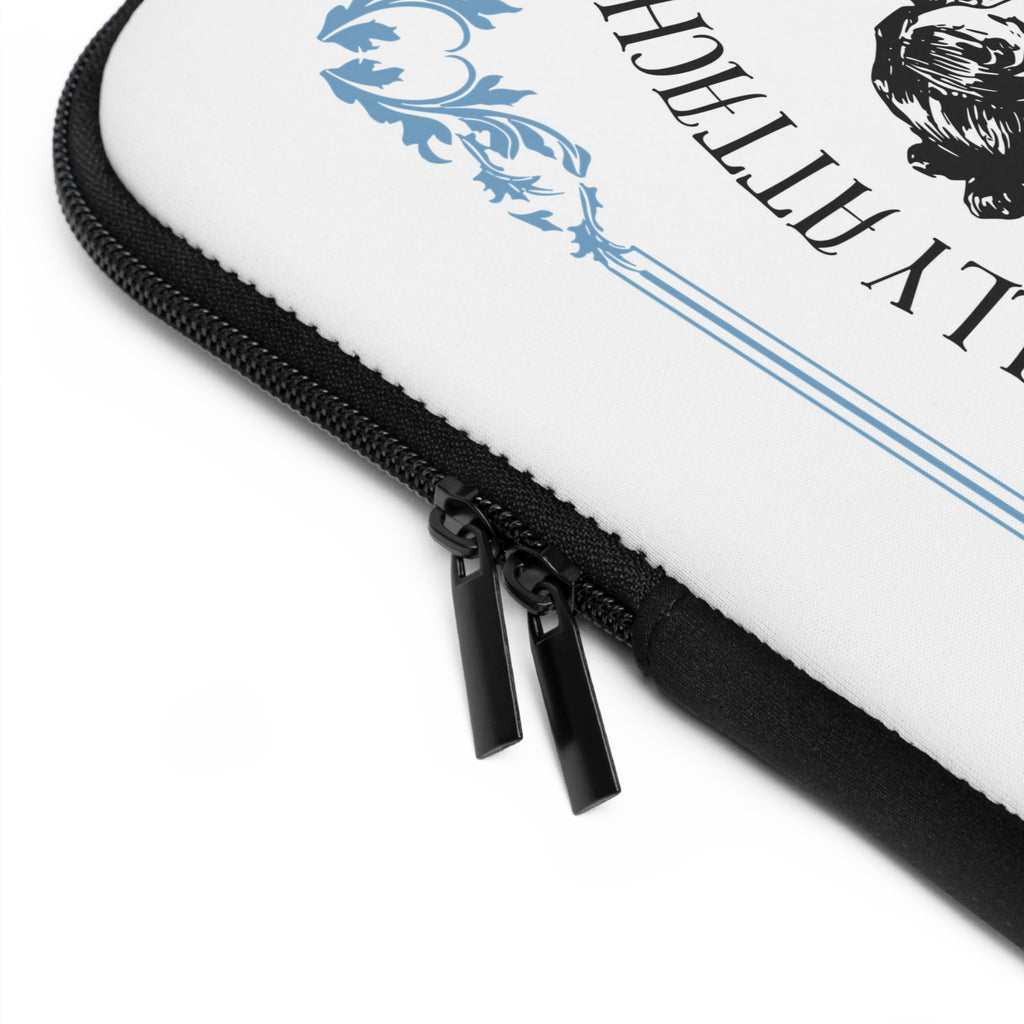 Emotionally Attiched to Fiction Laptop Sleeve – Vintage Reader Design