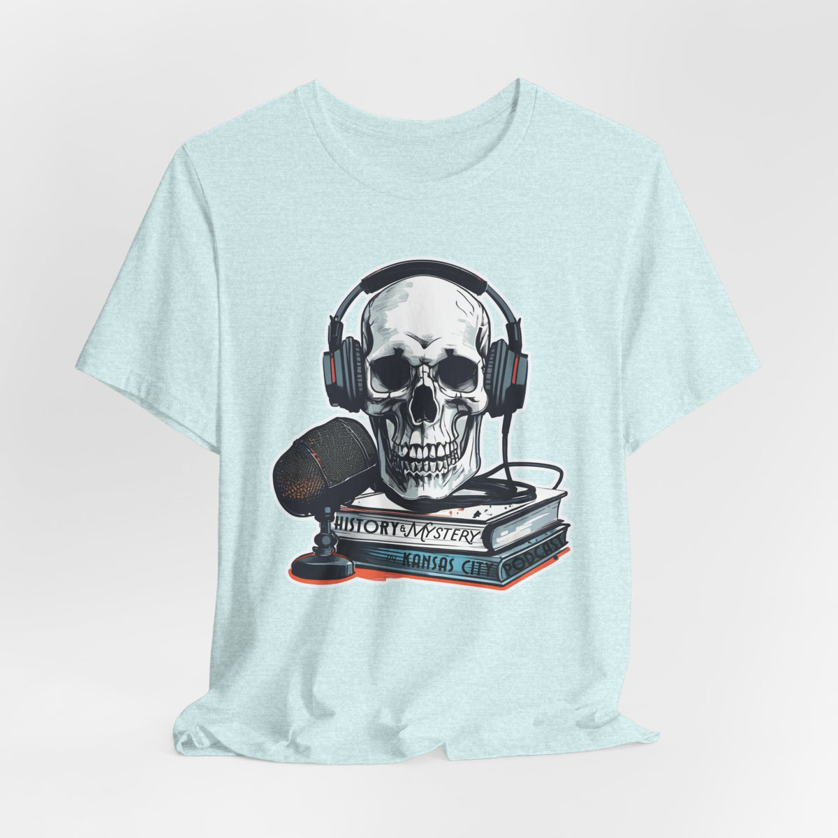 Unisex History & Mystery in Kansas City Podcast Jersey Short Sleeve Tee
