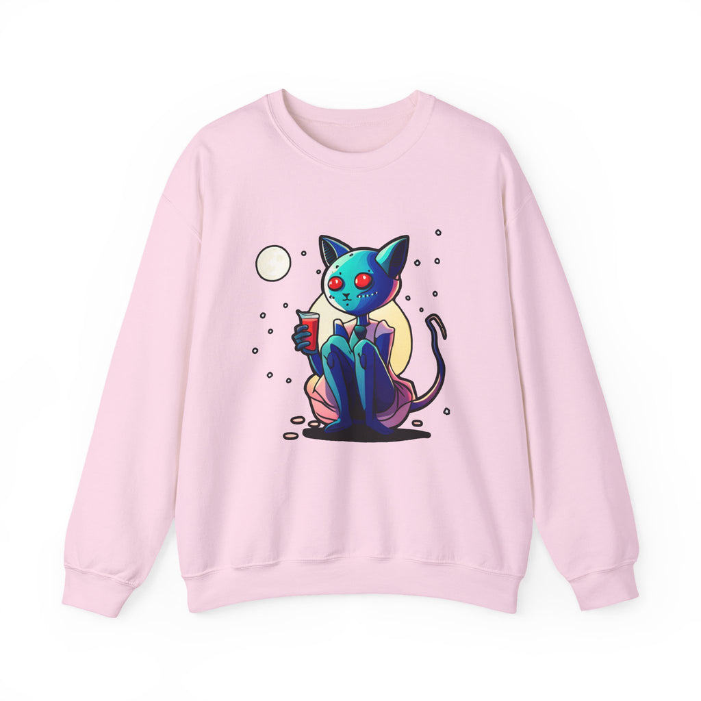 Alien Cat Crewneck Sweatshirt