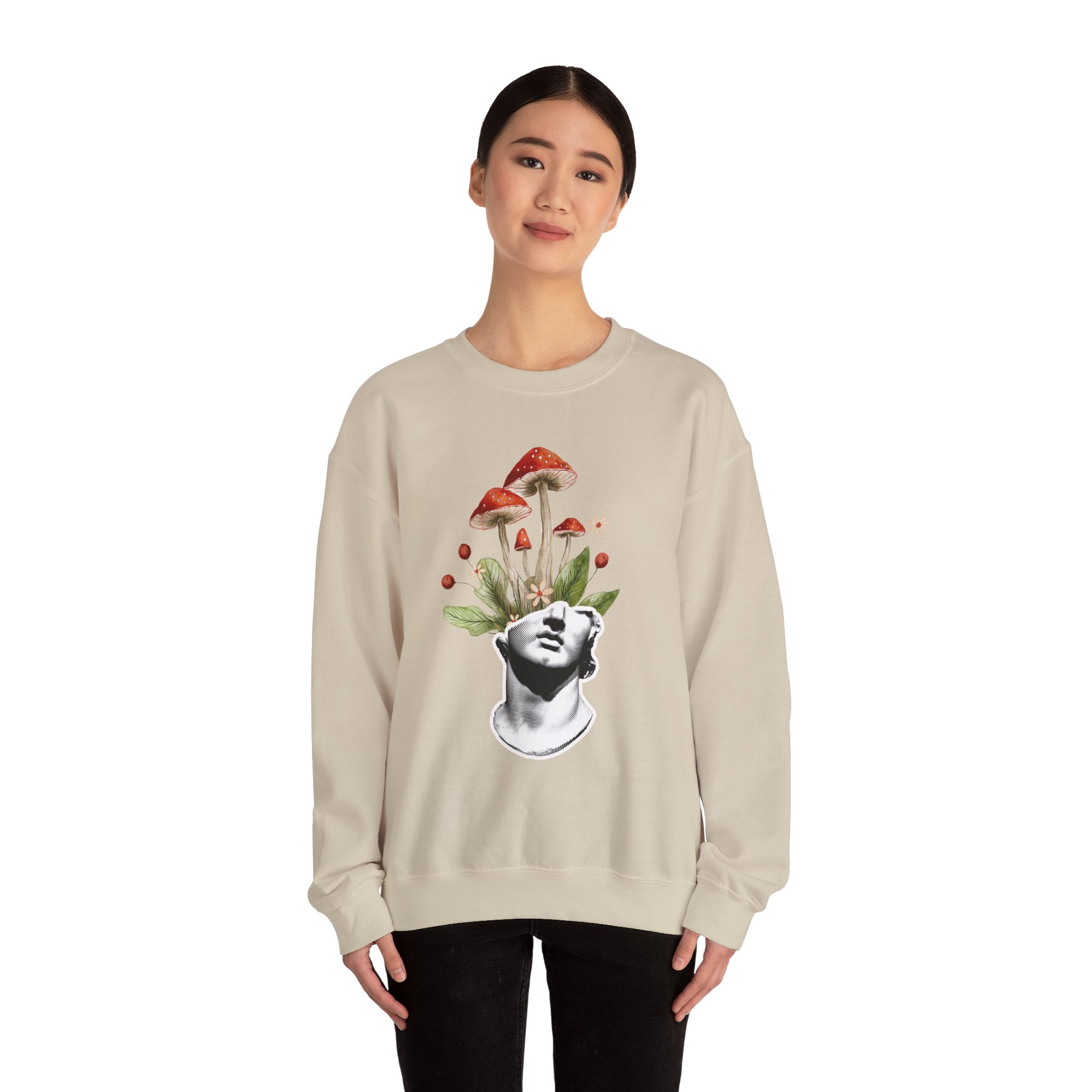Mushroom Head Unisex Heavy Blend™ Crewneck Sweatshirt
