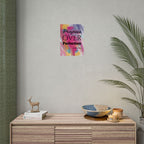 "Progress Over Perfection" – Motivational Wall Art for Office, Studio & Classroom