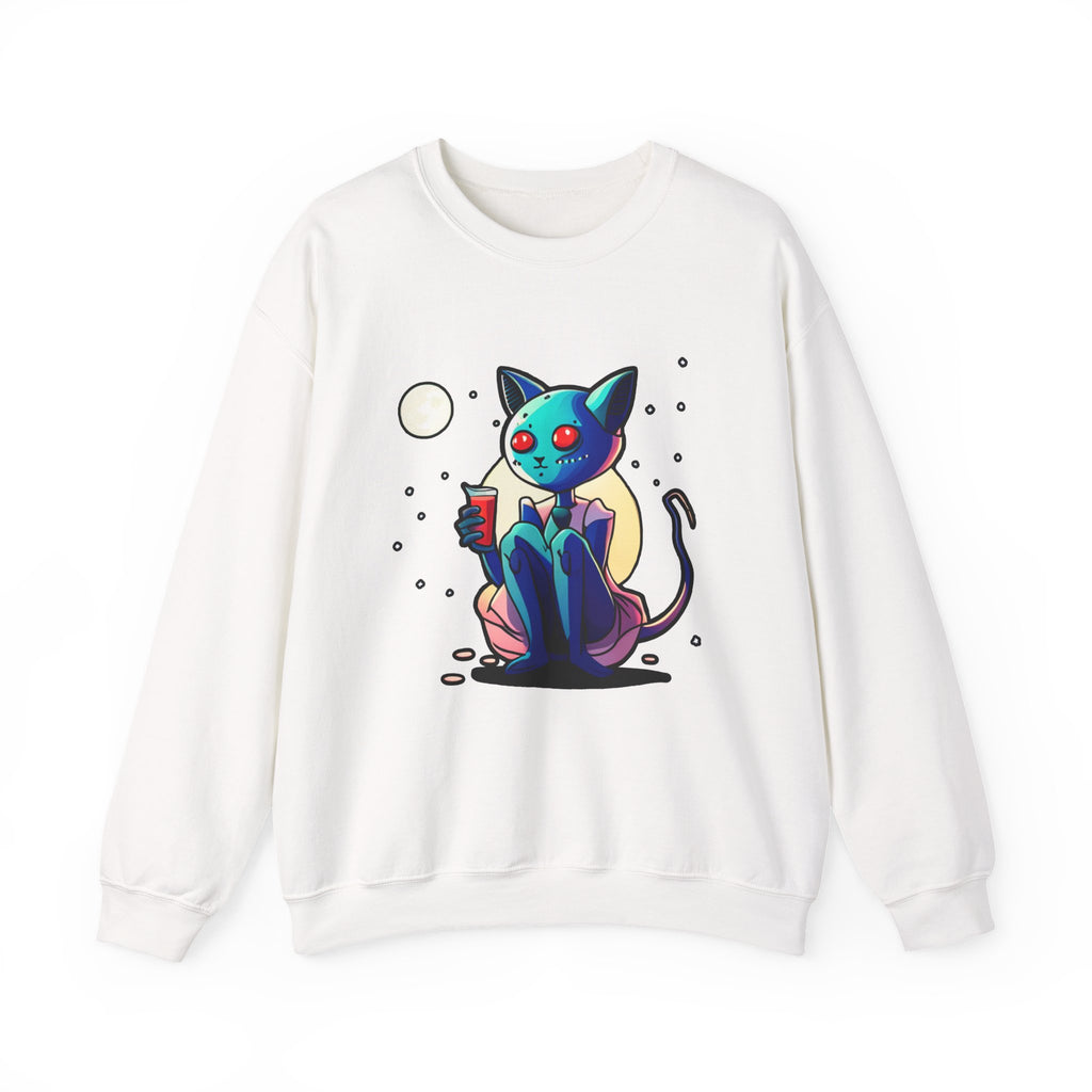 Alien Cat Crewneck Sweatshirt