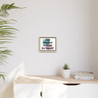 Personalize it! Framed Matte Canvas —  "I am Allowed to Think for Myself" Affirmation Wall Art
