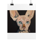 Sphynx Cat Art Poster — Rolled Fine Art Print