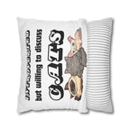 Introverted But Willing to Discuss Cats Pillowcase