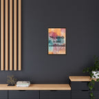 Personalize it! "My Worth is Not Conditional" Framed Matte Canvas Print Motivational Wall Art