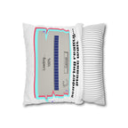 Square Pillowcase — "Rendering Reality... Please Wait" Retro Loading Bar Decorative Pillowcase