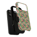 Floral Squonk Pattern Impact Phone Case — Protective iPhone Cover with Pink Flowers
