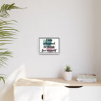 Personalize it! Framed Matte Canvas —  "I am Allowed to Think for Myself" Affirmation Wall Art