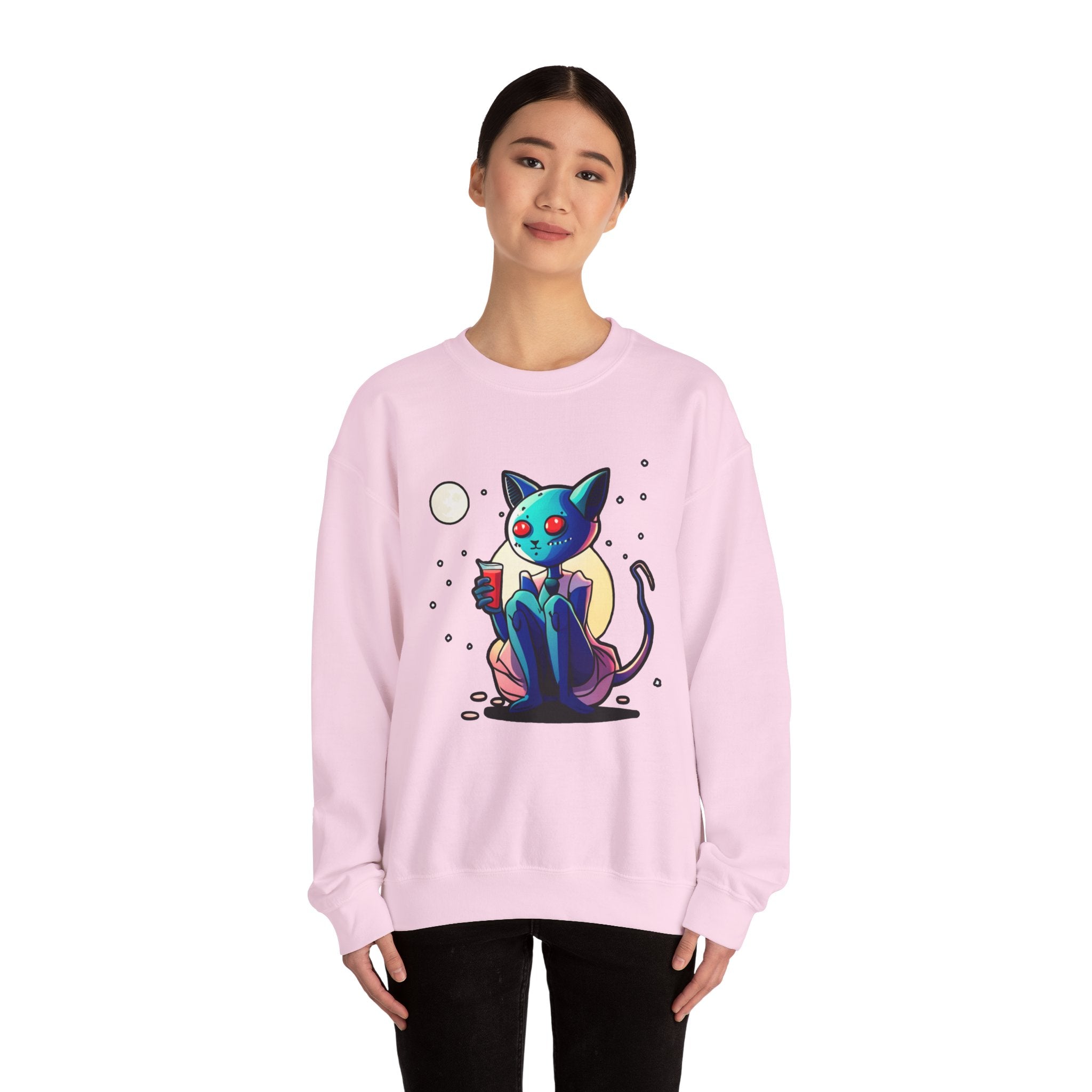 Alien Cat Crewneck Sweatshirt