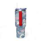 Nessie Waves 40oz Vacuum Tumbler — Insulated Travel Mug