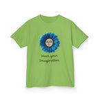 Personalize it! Youth 'Wear Your Imagination' Blue Flower Face Graphic