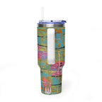 40oz Vacuum Tumbler — 1980's Puke