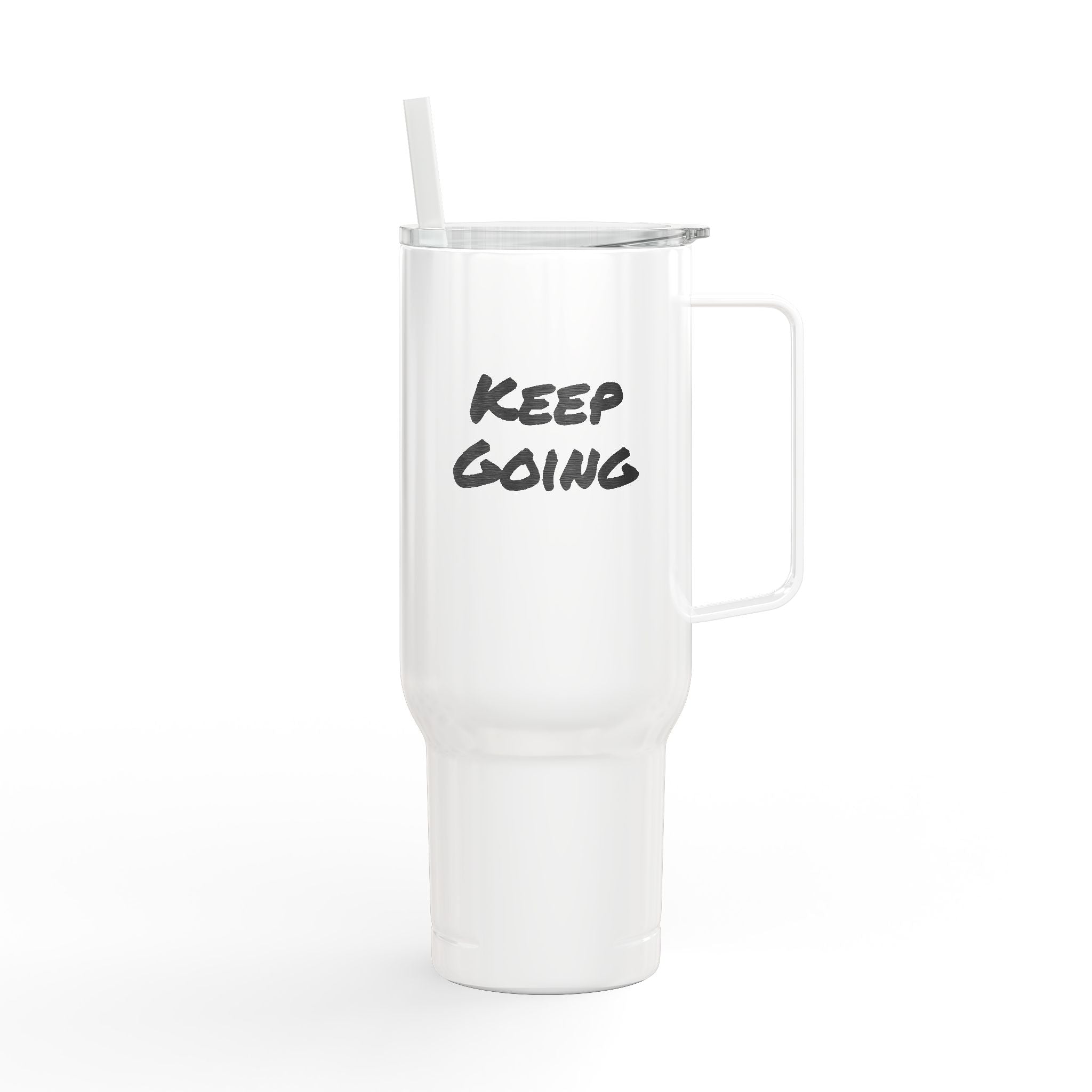 Personalize it! Engraved 40oz Insulated Tumbler – "Bad days are not failures" Travel Mug