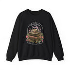 True Crime Book Club Sweatshirt — "True Crime & Tea" Vintage Stack Design