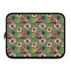 Laptop Sleeve — Green Garden & Squonk Pattern