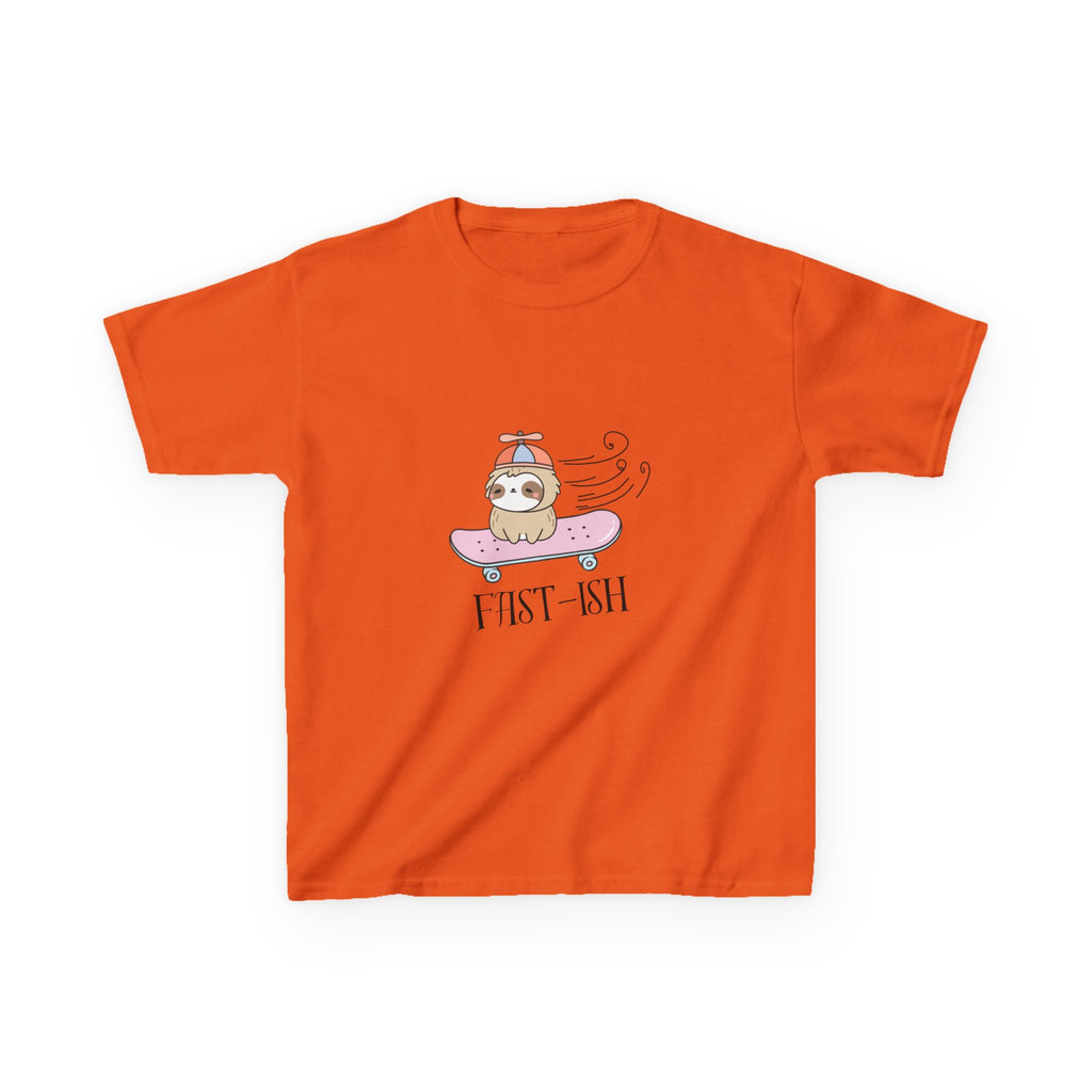 Youth 'Fast-ish' Sloth on Pink Board classic tee