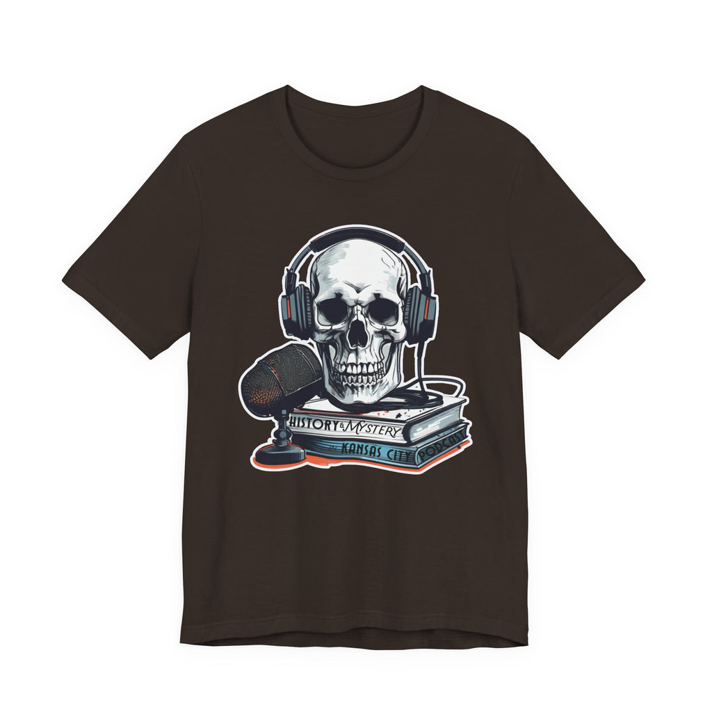 Unisex History & Mystery in Kansas City Podcast Jersey Short Sleeve Tee