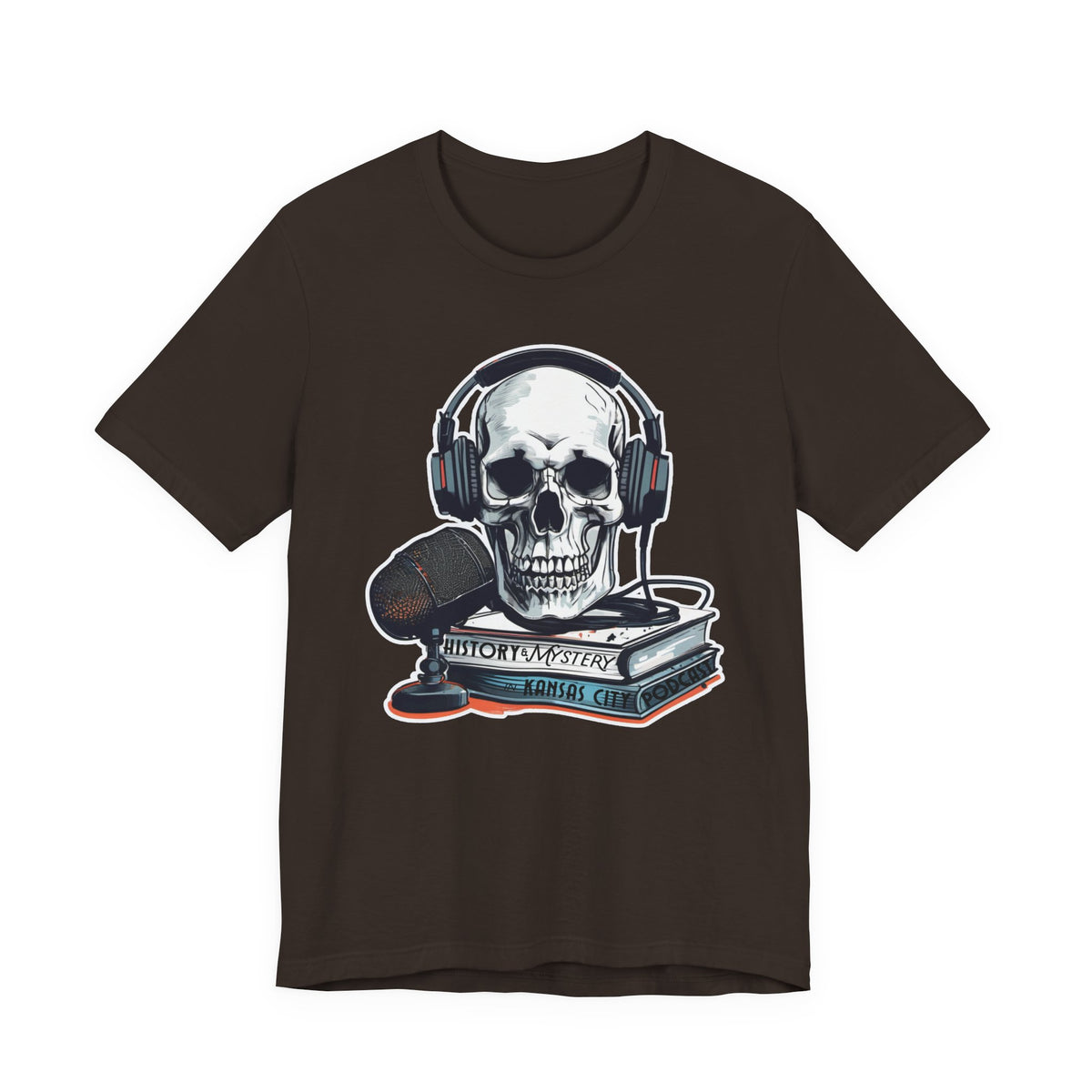 Unisex History & Mystery in Kansas City Podcast Jersey Short Sleeve Tee