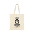 Tote Bag — "I Support Putting Animal Abusers to Sleep" Rescue Paw Canvas Tote