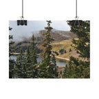 Colorado Mountain Lake Landscape — Scenic Nature Wall Art Rolled Poster