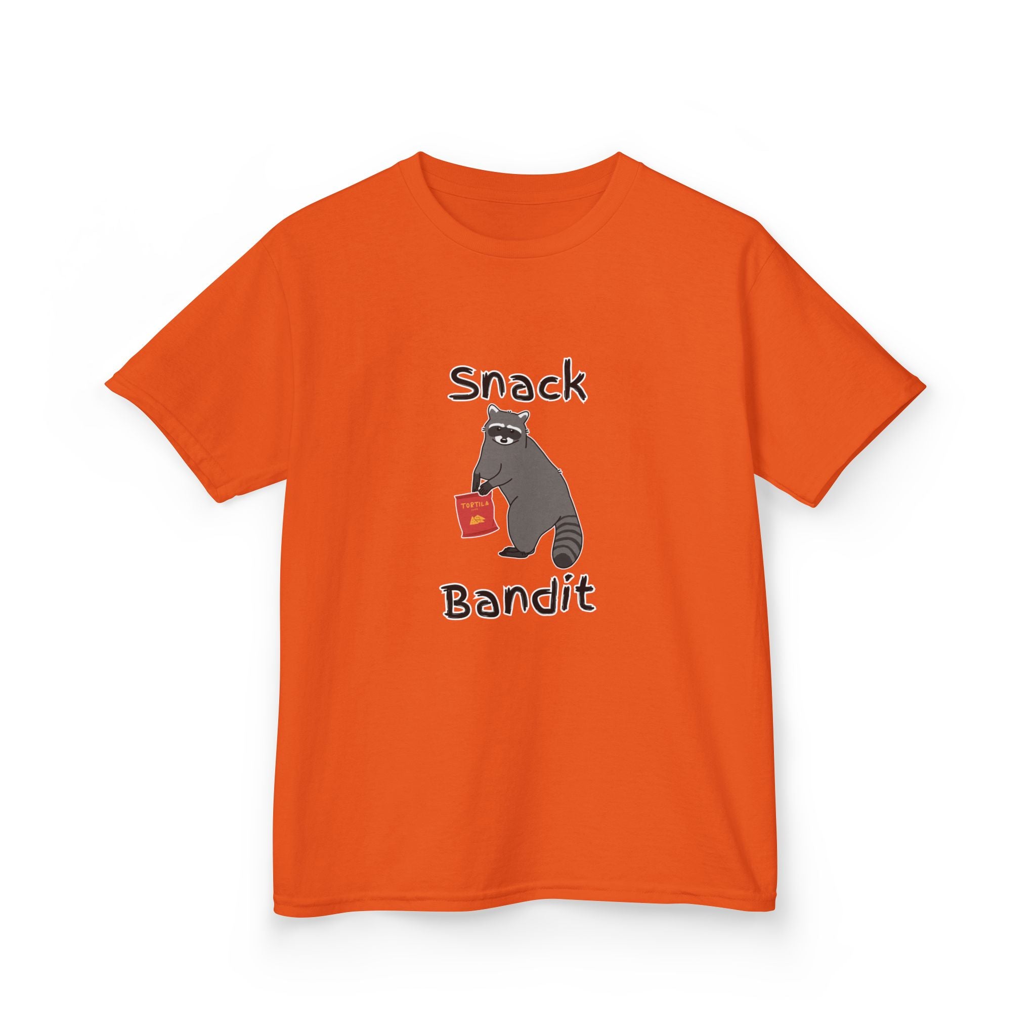 Youth "Snack Bandit" Raccoon Kid Graphic T-Shirt